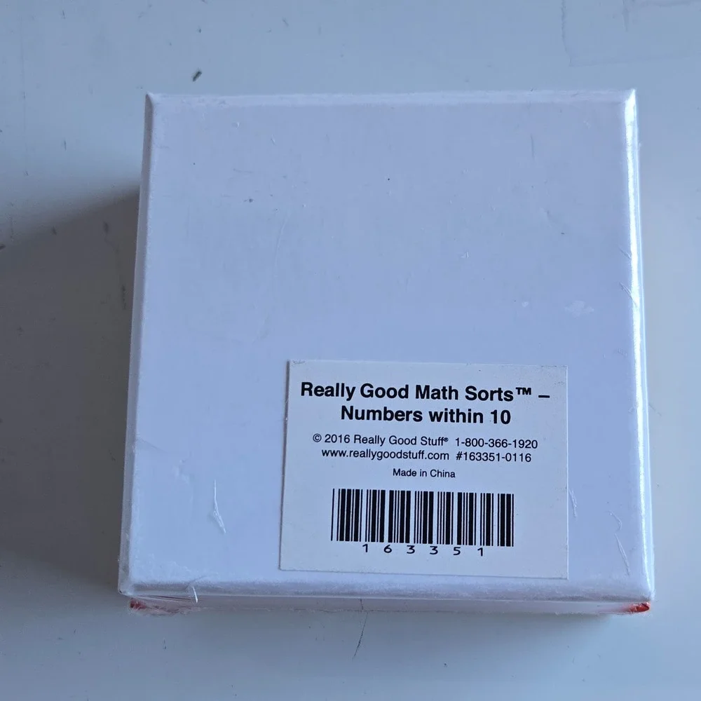 Really Good Stuff Math Sorts Numbers Within 10 Educational Learning Game 163351